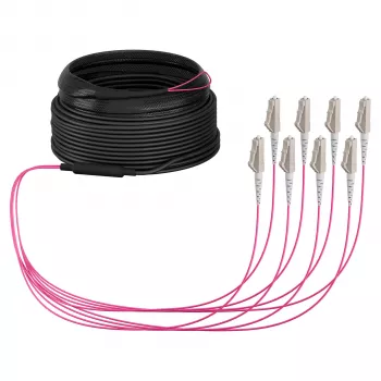 EFB Trunk kábel U-DQ(ZN)BH OM4 8G (1x8) LC-LC 30m Dca LSZH