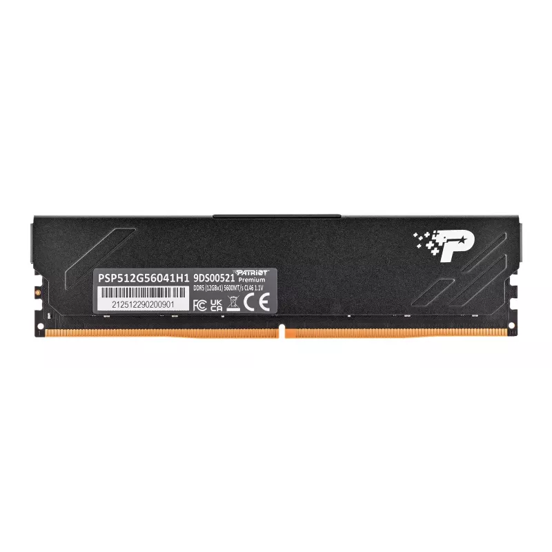 Patriot Premium čierna DDR5 12GB 5600MHz chladič 1Rank