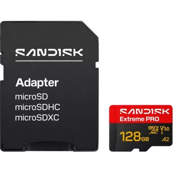 SanDisk microSDXC Extreme PRO 128 GB UHS-I V30 A2 až 250 MB/s čítanie
