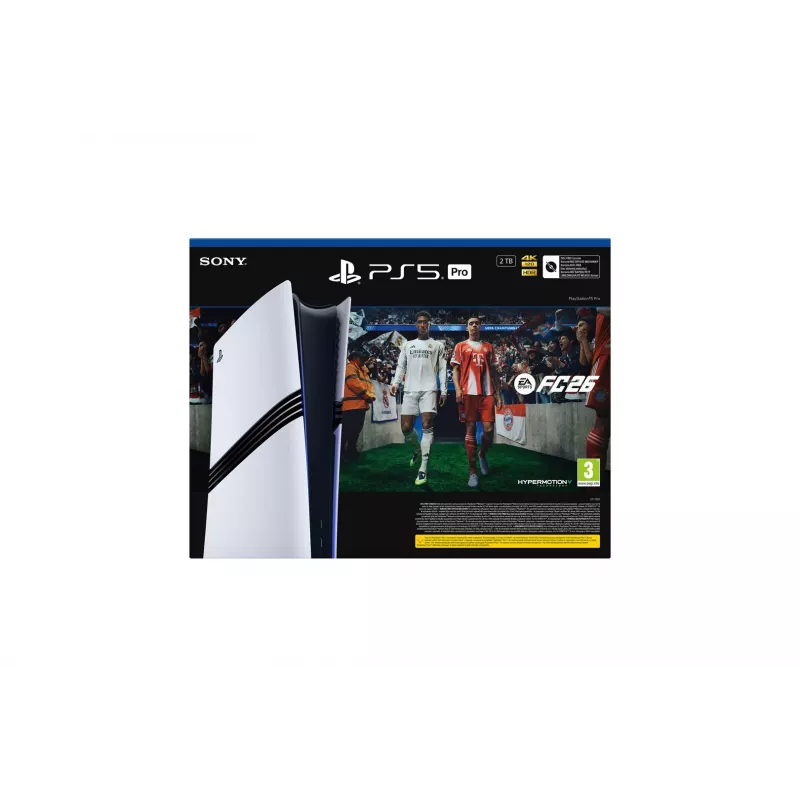 Sony Playstation 5 Pro FC26 Bundle 2 TB Wi-Fi čierna, biela
