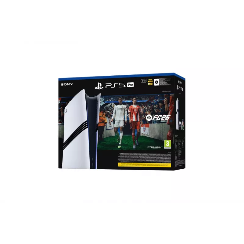 Sony Playstation 5 Pro FC26 Bundle 2 TB Wi-Fi čierna, biela