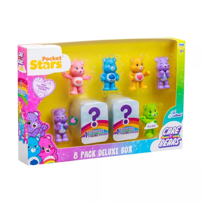 Care Bears S1 figúrky – 8 ks Deluxe-Box (sortiment)