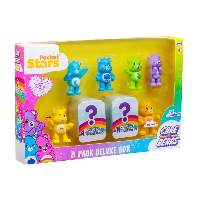 Care Bears S1 figúrky – 8 ks Deluxe-Box (sortiment)