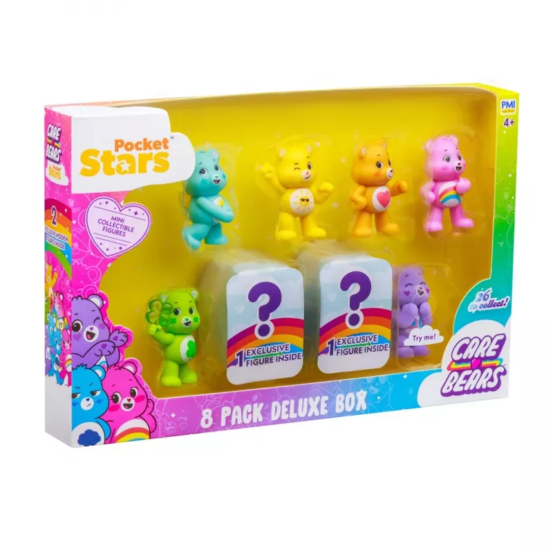 Care Bears S1 figúrky – 8 ks Deluxe-Box (sortiment)