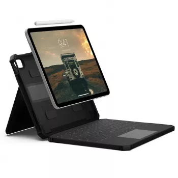 UAG USB-C klávesnica – ochranné puzdro s klávesnicou pre iPad 10.9 10. gen. / 11 (A16) s držiakom na Apple Pencil (black/gray)