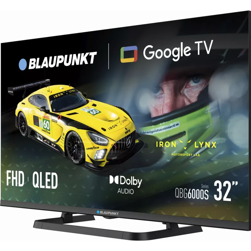 Blaupunkt QLED TV | 32QBG6000S | 32 palcov | Smart TV | Google TV | čierna