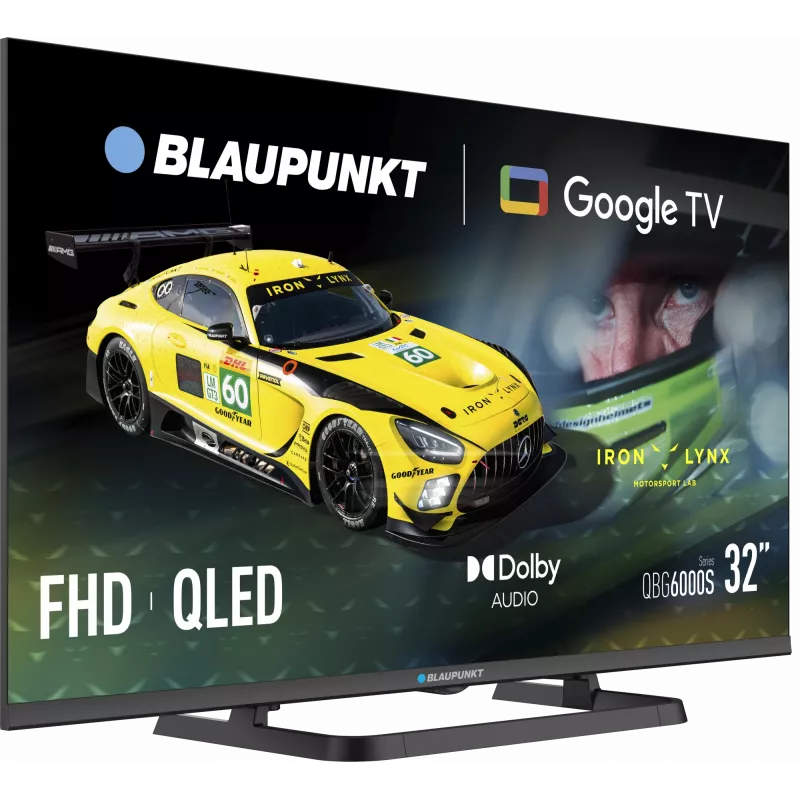 Blaupunkt QLED TV | 32QBG6000S | 32 palcov | Smart TV | Google TV | čierna