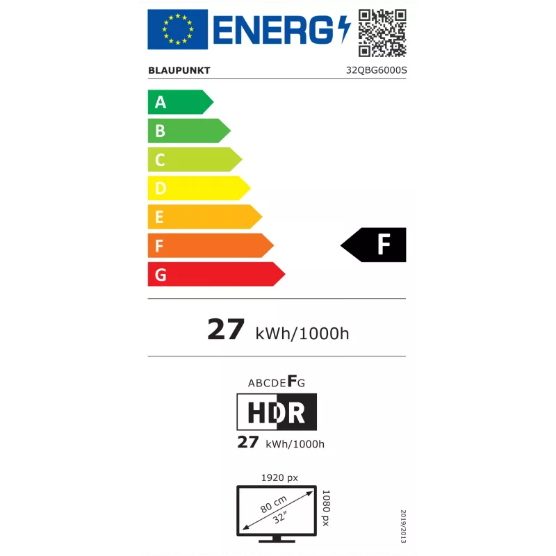 Blaupunkt QLED TV | 32QBG6000S | 32 palcov | Smart TV | Google TV | čierna