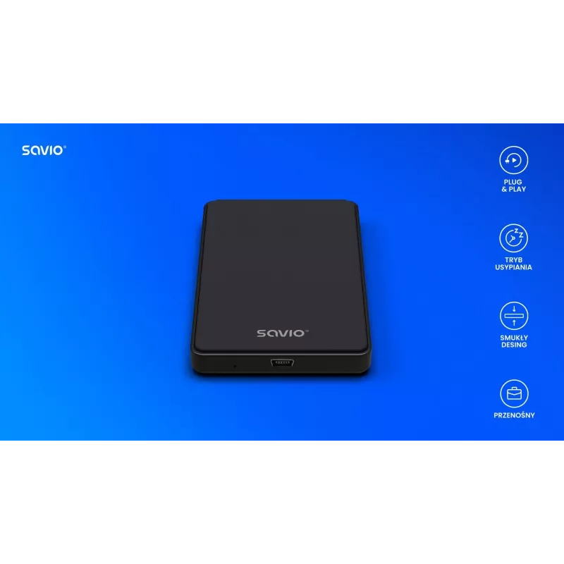 Externé puzdro na HDD/SSD AK-73 SAVIO