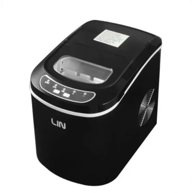 Prenosný výrobník ľadových kociek LIN ICE PRO-B12 čierny