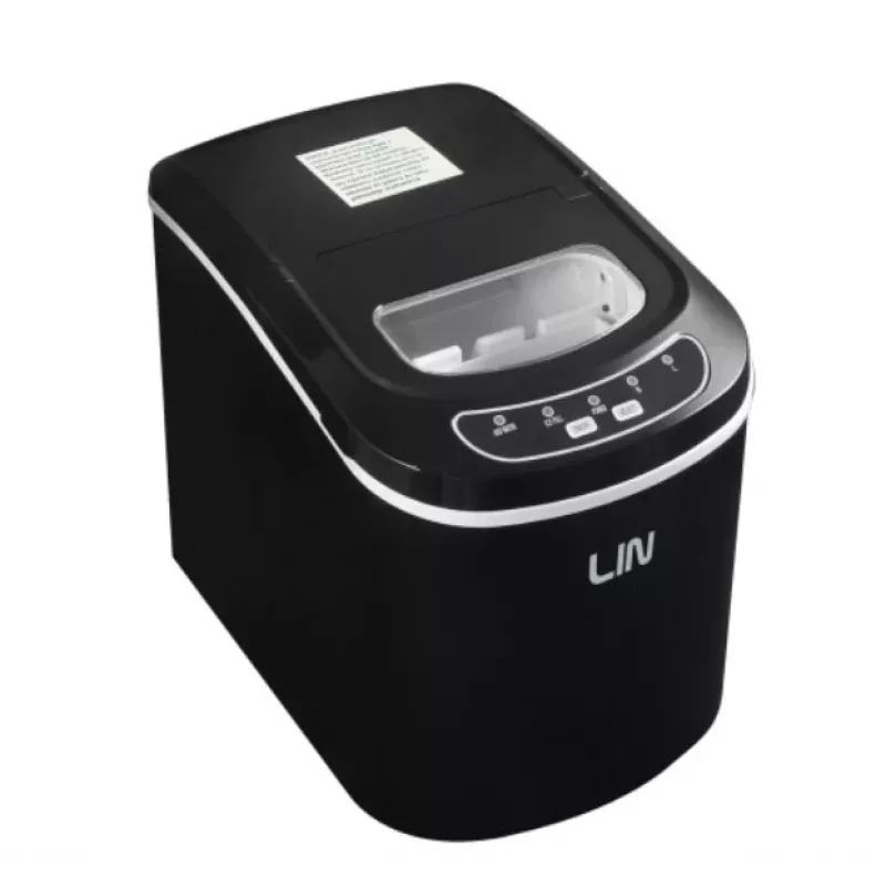 Prenosný výrobník ľadových kociek LIN ICE PRO-B12 čierny