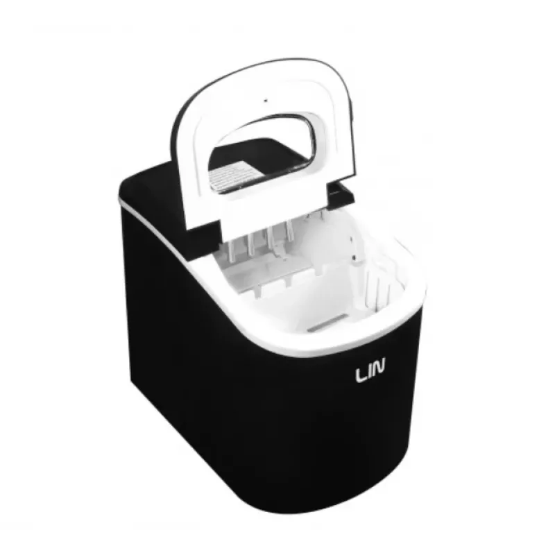 Prenosný výrobník ľadových kociek LIN ICE PRO-B12 čierny
