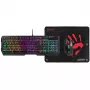 A4TECH BLOODY USB B1700 B140N +ES7 + BP-50M USB/ Esports Black USB Set (klávesnica+myš+podložka) (EN)