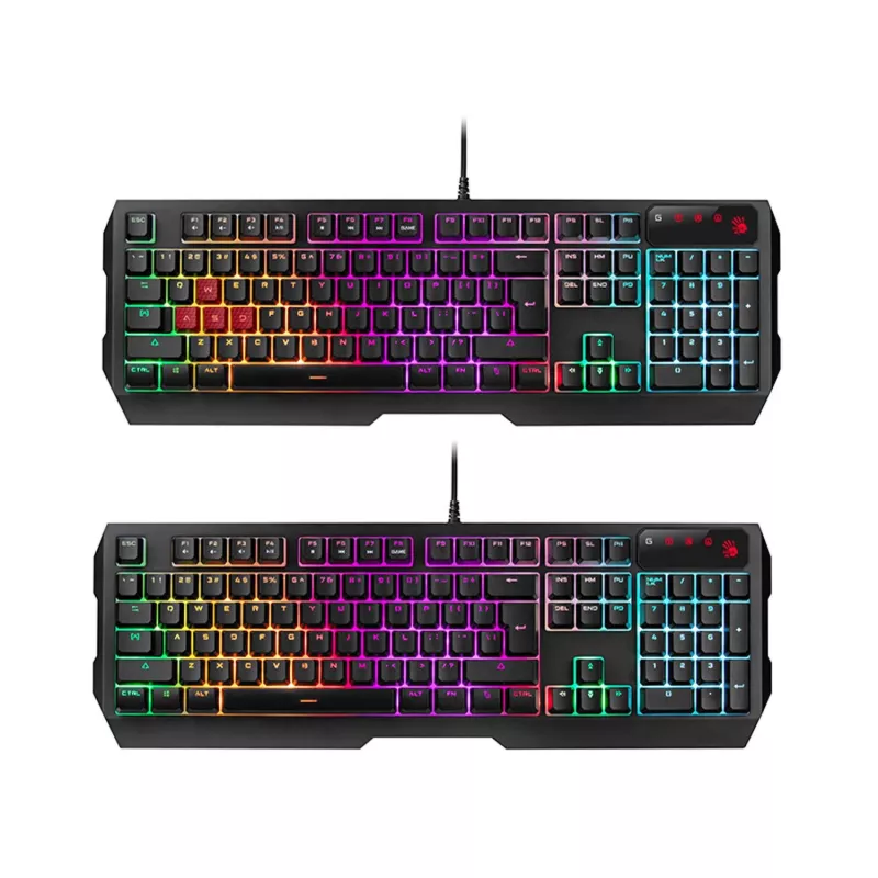 A4TECH BLOODY USB B1700 B140N +ES7 + BP-50M USB/ Esports Black USB Set (klávesnica+myš+podložka) (EN)