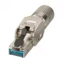 EFB Elektronik 88035P8.1 – RJ-45 – strieborná – konektor samec – zinok – Cat6 – 22/26