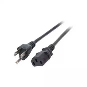 EFB-Elektronik napájací kábel USA/NEMA 5-15P – C13 180°, čierny, 1,8 m, 3SJT AWG14 x 3C výrobca: EFB Elektronik (EK462.1,8)