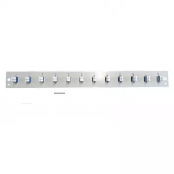 Modul predného panelu EFB Elektronik SB-FP-S-12SC-S-OS2 — 12× LC duplexné konektor samica, OS2, čierny