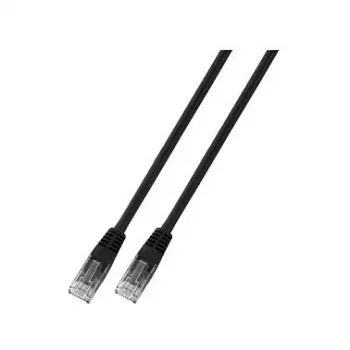 EFB-Elektronik RJ45 patch kábel Cat.6 U/UTP PVC CCA čierny 2m Výrobca: EFB Elektronik (K8100SW.2)