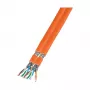 EFB-Elektronik duplexný kábel LANCat.7 1000 AWG23 S/FTP, 2x4P FRNC-B, CPR Dca, oranžový, 100m Výrobca: EFB Elektronik (MK7101DX.100-CPR)