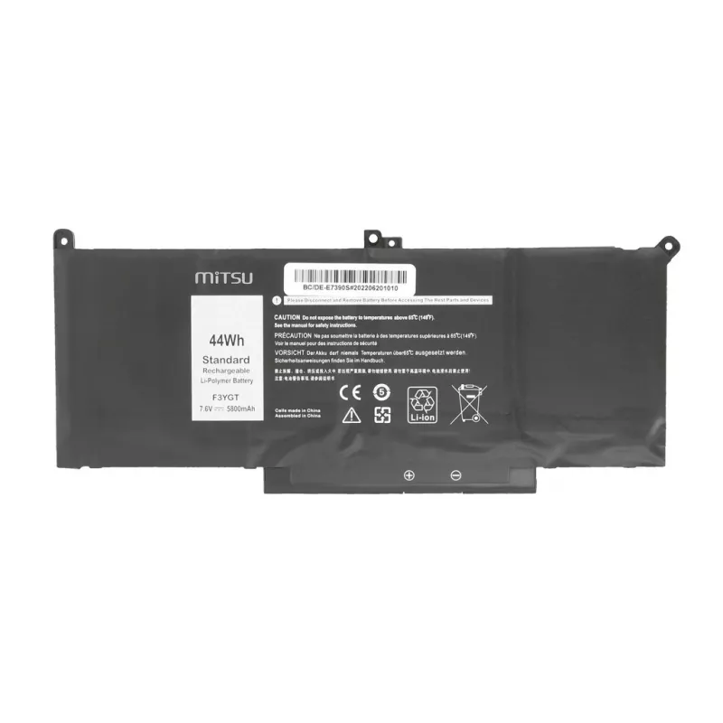 Batéria pre Dell Latitude 7390, 7490 5800 mAh (44 Wh) 7,6 - 7,4 V