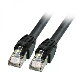 EFB-Elektronik RJ45 patch kábel Cat.8.1 S/FTP LSZH BC čierny 3m