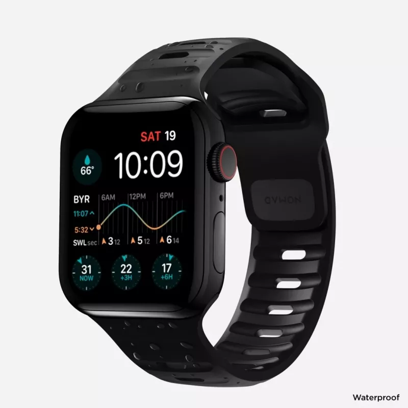 NOMAD Sport Band - remienok pre Apple Watch 46mm/49mm s FKM (čierna)