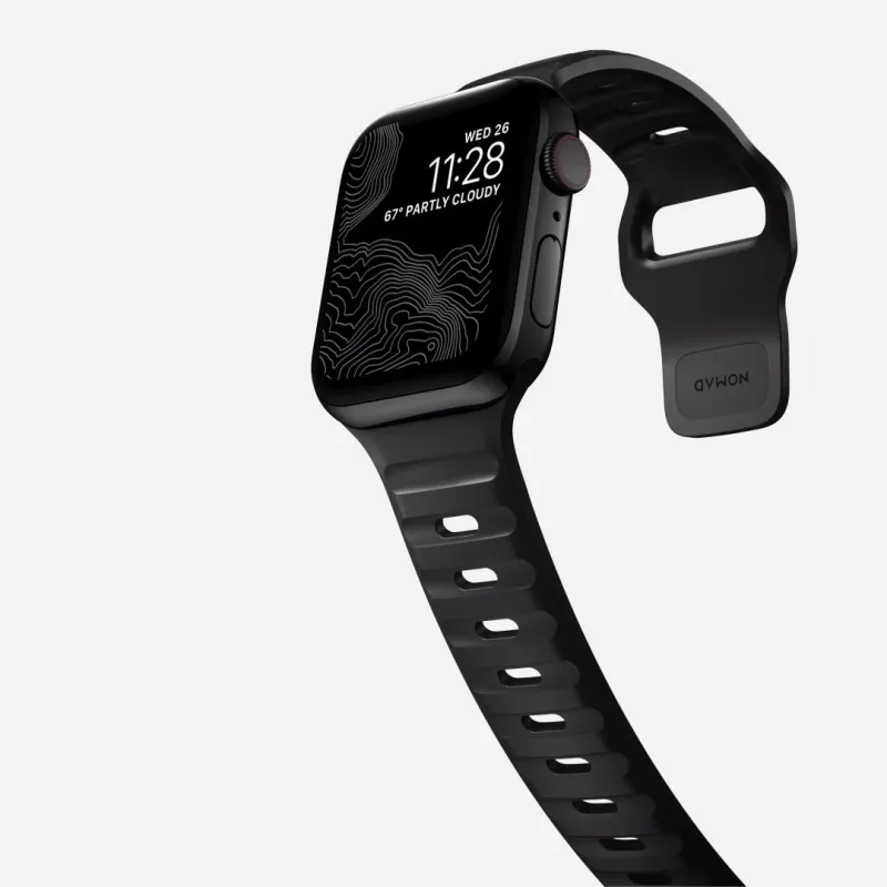 NOMAD Sport Band - remienok pre Apple Watch 46mm/49mm s FKM (čierna)