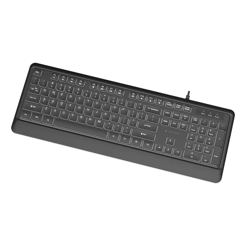 Klávesnica multimediálna USB ENG/ČIERNA KB-UML-04 Gembird