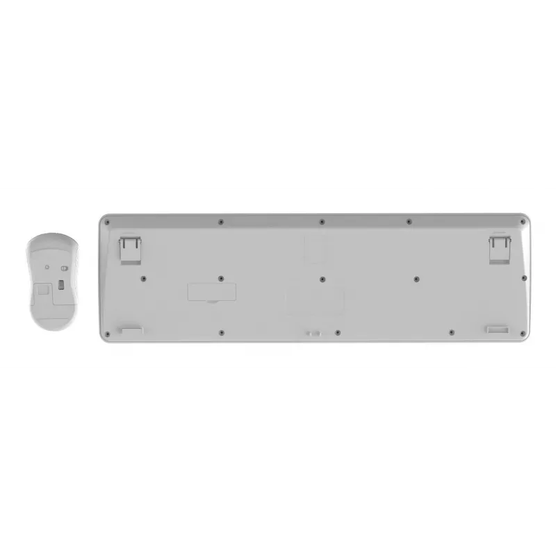 Klávesnica + myš bezdrôtová ENG/BIELA KBS-WPS-01-W Gembird