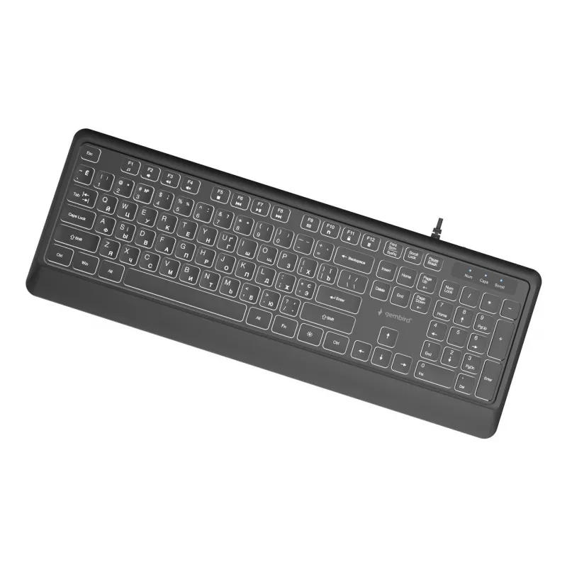 Klávesnica multimediálna USB CYRIL/Čierna KB-UML-04-CYRL Gembird