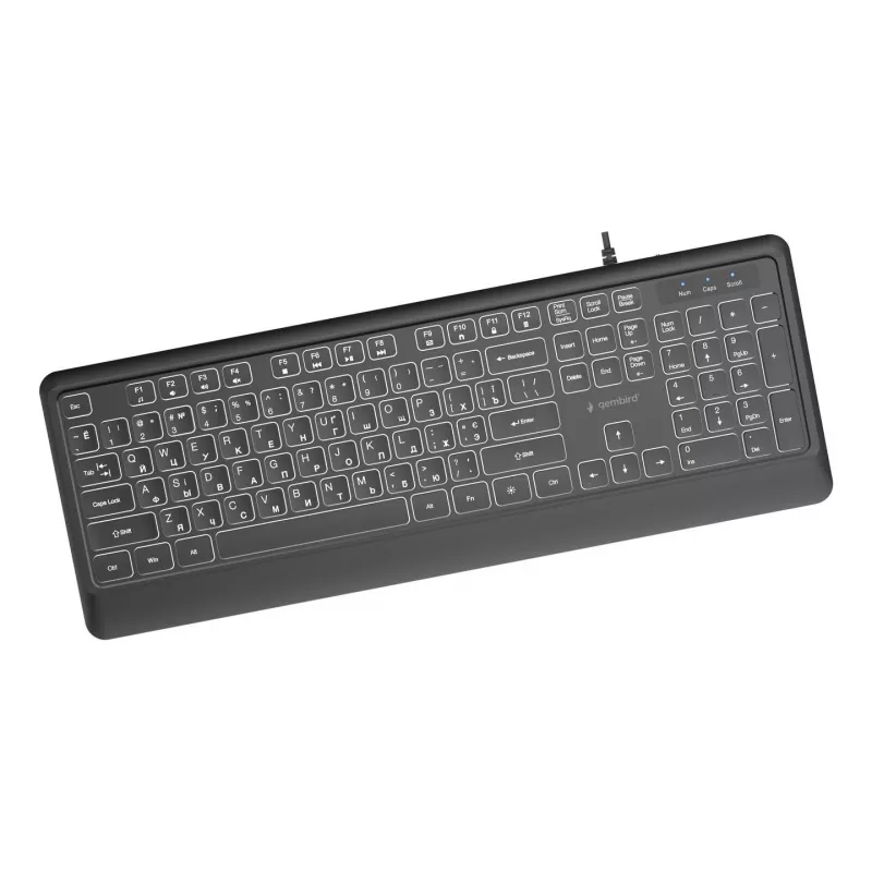 Klávesnica multimediálna USB CYRIL/Čierna KB-UML-04-CYRL Gembird