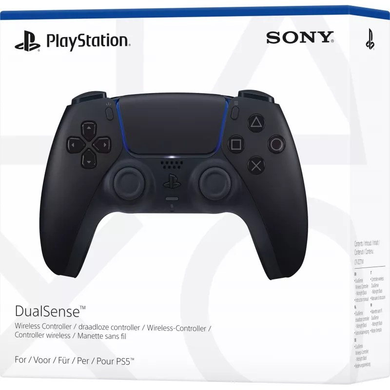 Sony DualSense™ bezdrôtový ovládač - Midnight Black, gamepad, Android, MAC, PC, PlayStation 5, iOS, tlačidlo Options, tlačidlo Share, analógový / digitálny, rôzne, bezdrôtový