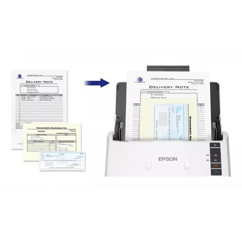 Epson WorkForce DS-530III skener s podávačom 600 x 600 DPI A4 biely