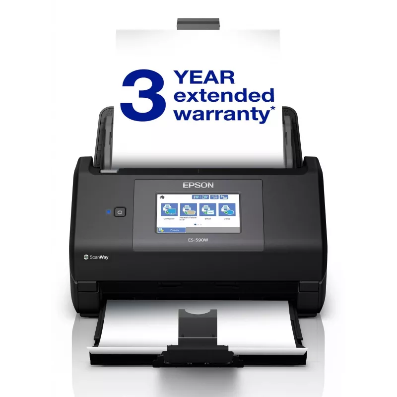 Epson WorkForce ES-590W skener s podávačom 600 x 600 DPI A4 čierny