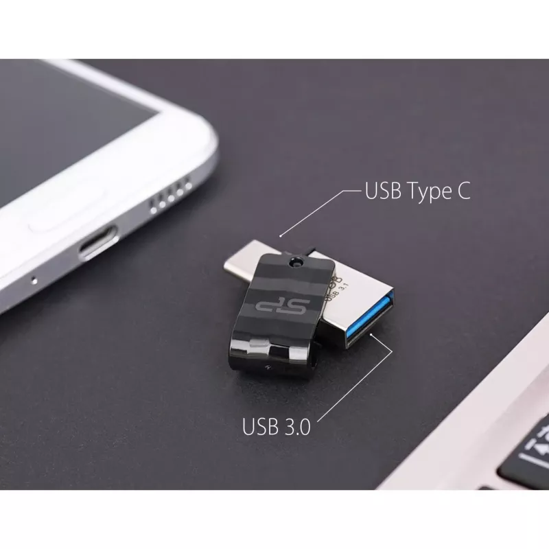 Silicon Power Mobile C31 – 32 GB – USB 3.0 (3.1 Gen 1) – Type-A/Type-C – Mac OS X 10.10 Yosemite – Mac OS X 10.11 El Capitan – Mac OS X 10.12 Sierra – Mac OS X 10.3 Panther,... – A