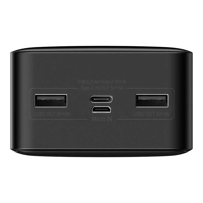 Powerbank Baseus Bipow 30000mAh, 15W (čierna)