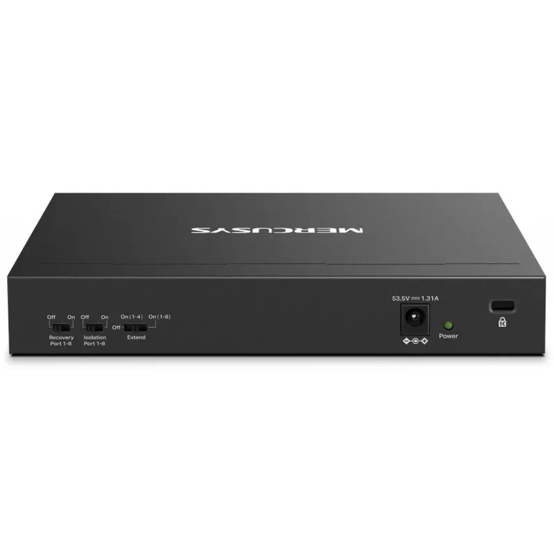 Mercusys MS110CP sieťový switch s podporou PoE čierny