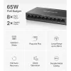 Mercusys MS110CP sieťový switch s podporou PoE čierny