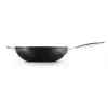 Le Creuset Toughened Non-Stick wok 30 cm čierna/strieborná