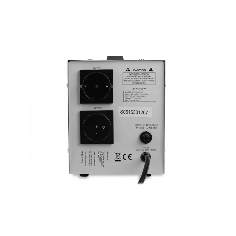 Stabilizátor napätia Volt Polska Avr 2000