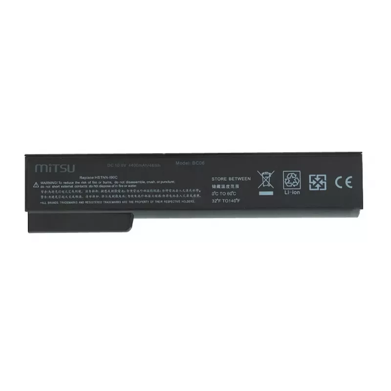 Batéria pre HP EliteBook 8460p, 8460w 4400 mAh (48 Wh) 10,8 - 11,1 Volt