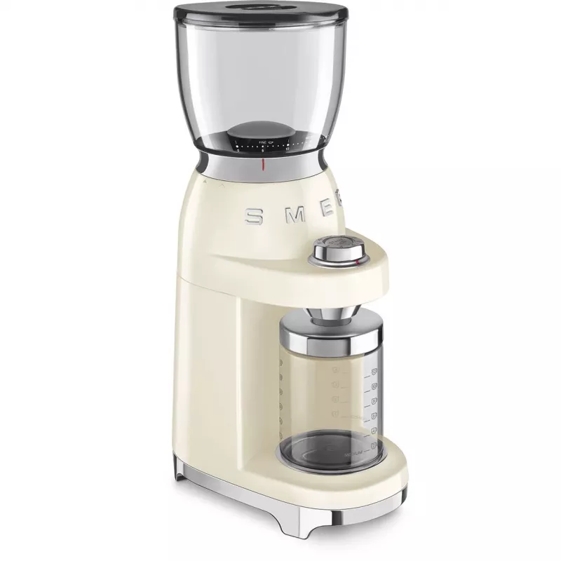 Smeg CGF11CREU mlynček na kávu 50s Style krémový