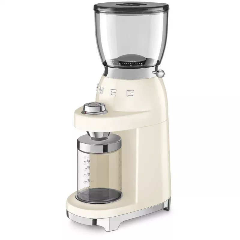 Smeg CGF11CREU mlynček na kávu 50s Style krémový