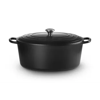 Le Creuset Signature 13,9 l oválna čierna