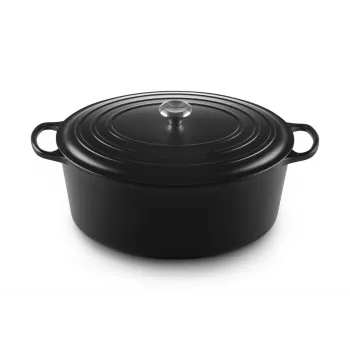 Le Creuset Signature 13,9 l oválna čierna