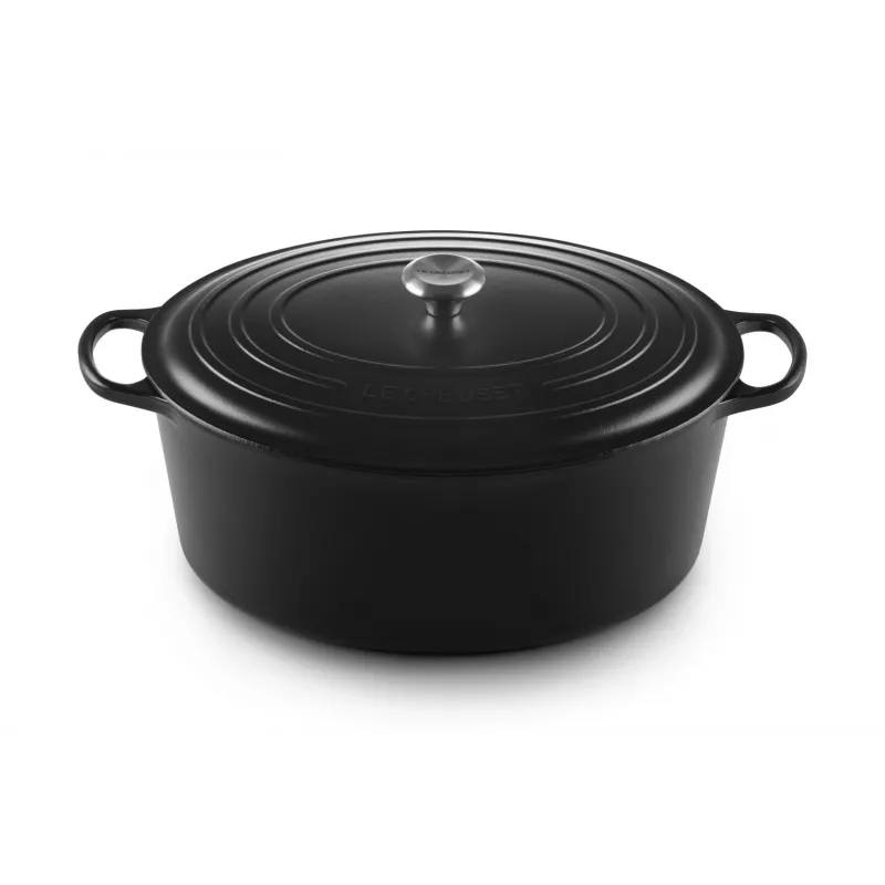 Le Creuset Signature 13,9 l oválna čierna