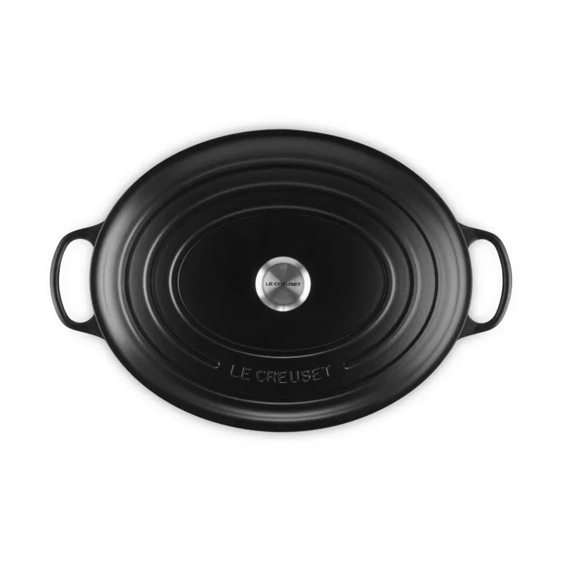 Le Creuset Signature 13,9 l oválna čierna