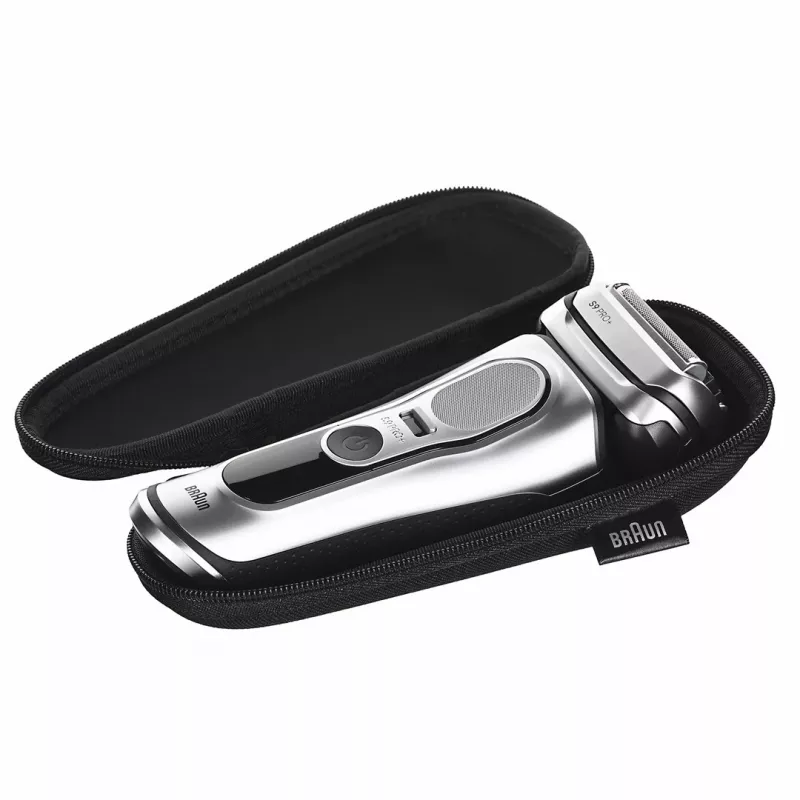 Braun Series 9 Pro+ 9667CC pánsky holiaci strojček fóliový holiaci strojček zastrihávač strieborný