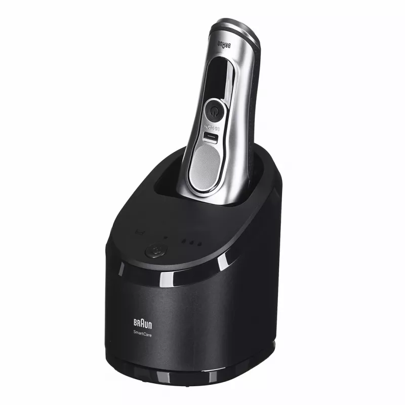 Braun Series 9 Pro+ 9667CC pánsky holiaci strojček fóliový holiaci strojček zastrihávač strieborný