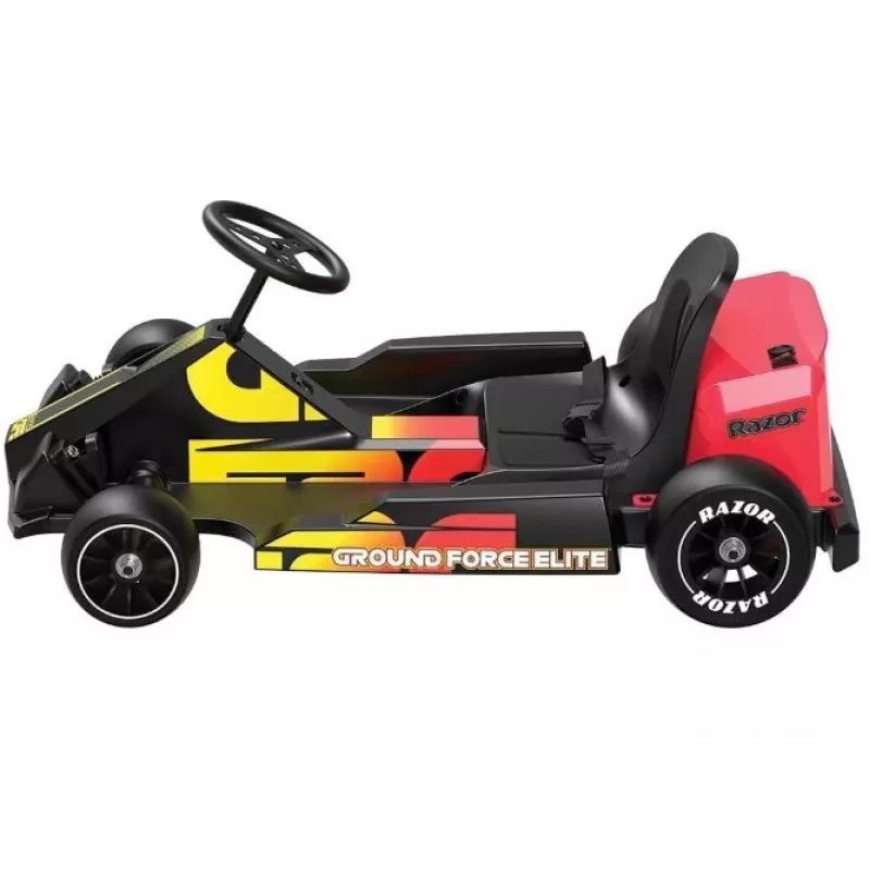 Razor Ground Force Elite - elektrický motokár, čierny a červený